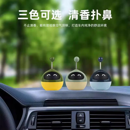 مجسم كارتون ومعطر على دشبول السيارة