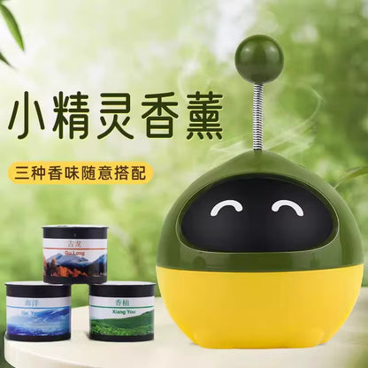 مجسم كارتون ومعطر على دشبول السيارة