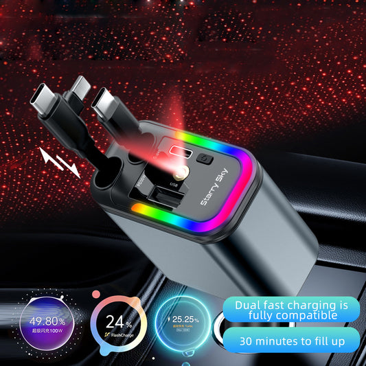 شاحن سيارة4*1